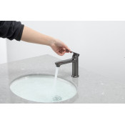 Смеситель для раковины Frap F1085-9, оружейная сталь