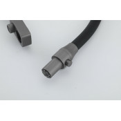 Смеситель для кухни Frap F43550-7 с подключением фильтра питьевой воды, графит