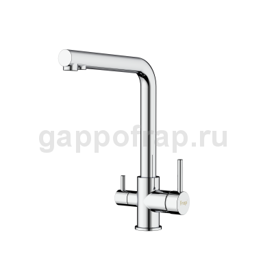 Смеситель для кухни Frap F43551 с подключением фильтра питьевой воды, хром