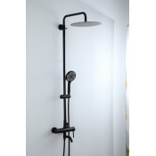 Душевая стойка Frap F24807-6, черная