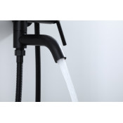 Душевая стойка Frap F24807-6, черная