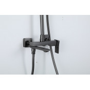 Душевая стойка Frap F2484-9, оружейная сталь