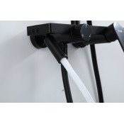 Душевая стойка Frap F24201-6, черная Душевая стойка Frap F24201-6, черная