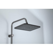 Душевая стойка Frap F24202-9, оружейная сталь