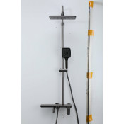 Душевая стойка Frap F24203-9, оружейная сталь Душевая стойка Frap F24203-9, оружейная сталь