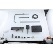 Душевая стойка Frap F24203-9, оружейная сталь Душевая стойка Frap F24203-9, оружейная сталь