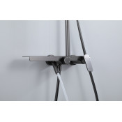 Душевая стойка Frap F24203-9, оружейная сталь Душевая стойка Frap F24203-9, оружейная сталь