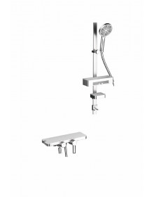 Смеситель для ванны Gappo G3296-20 с душевым гарнитуром, хром, латунь