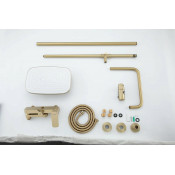 Душевая стойка Gappo G2448-3 , золотой сатин Душевая стойка Gappo G2448-3 , золотой сатин