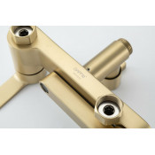 Душевая система Gappo G99-33 G2499-33, сатин золотой