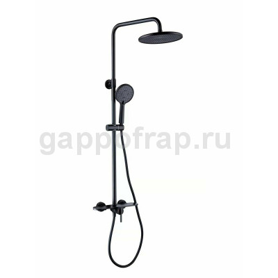 Душевая стойка со смесителем Gappo G2495-96, черная Душевая стойка со смесителем Gappo G2495-96, черная