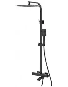 Душевая стойка Gappo G2407-60 с термостатом, черный Душевая стойка Gappo G2407-60 с термостатом, черный